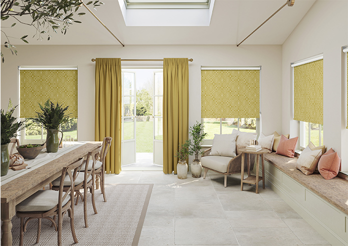Newquay, Mustard - Roller Blind - Image 8